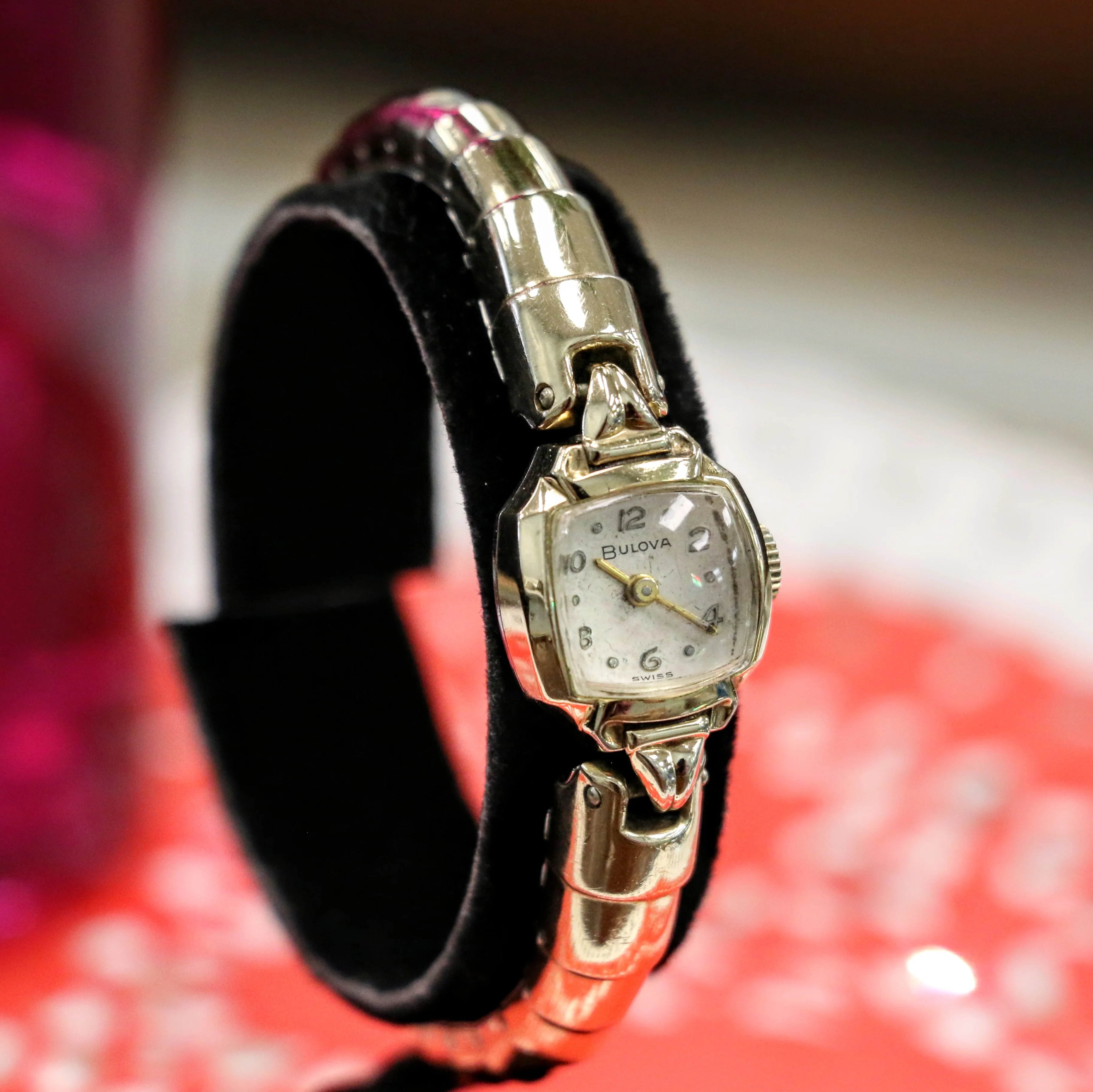 1971 BULOVA Ladies Watch 17 Jewels Cal. 6CL Swiss - SPEIDEL Spirit of Paris Bracelet - Image 6