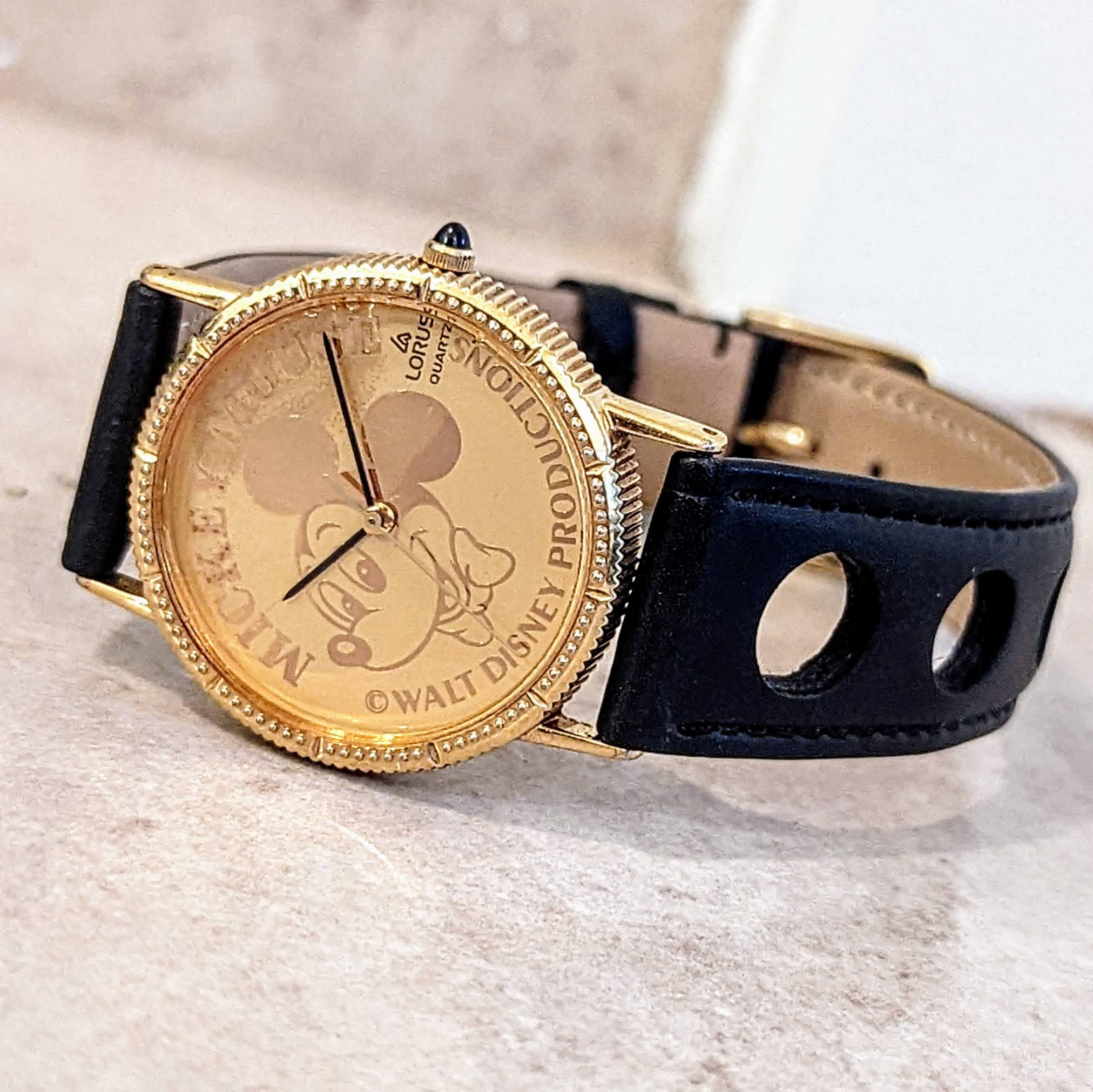 Vintage LORUS Mickey Mouse Bowtie Wristwatch Quartz Movement - Image 5