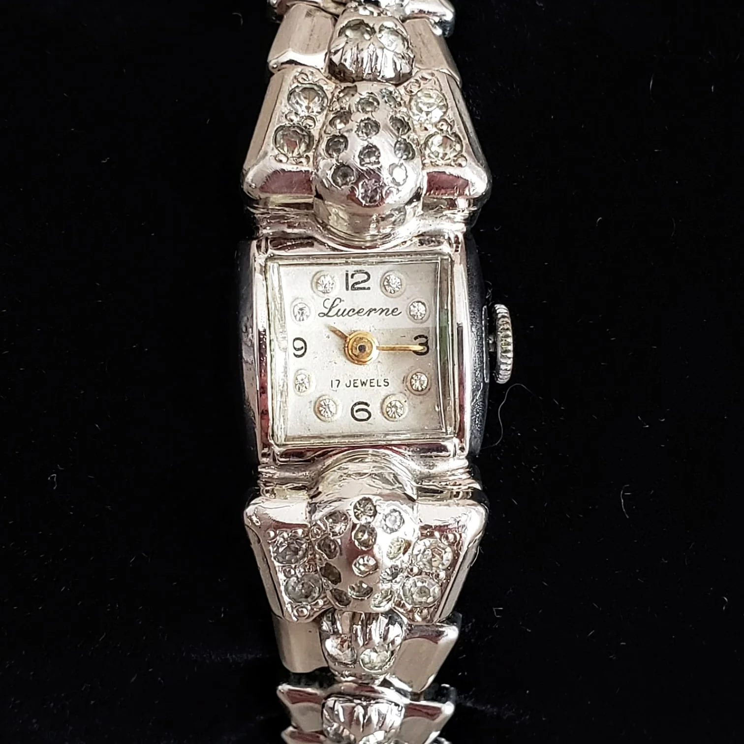 Vintage LUCERNE Ladies Wristwatch Mepa Watch Company Movement 17 Jewel Watch - Image 12