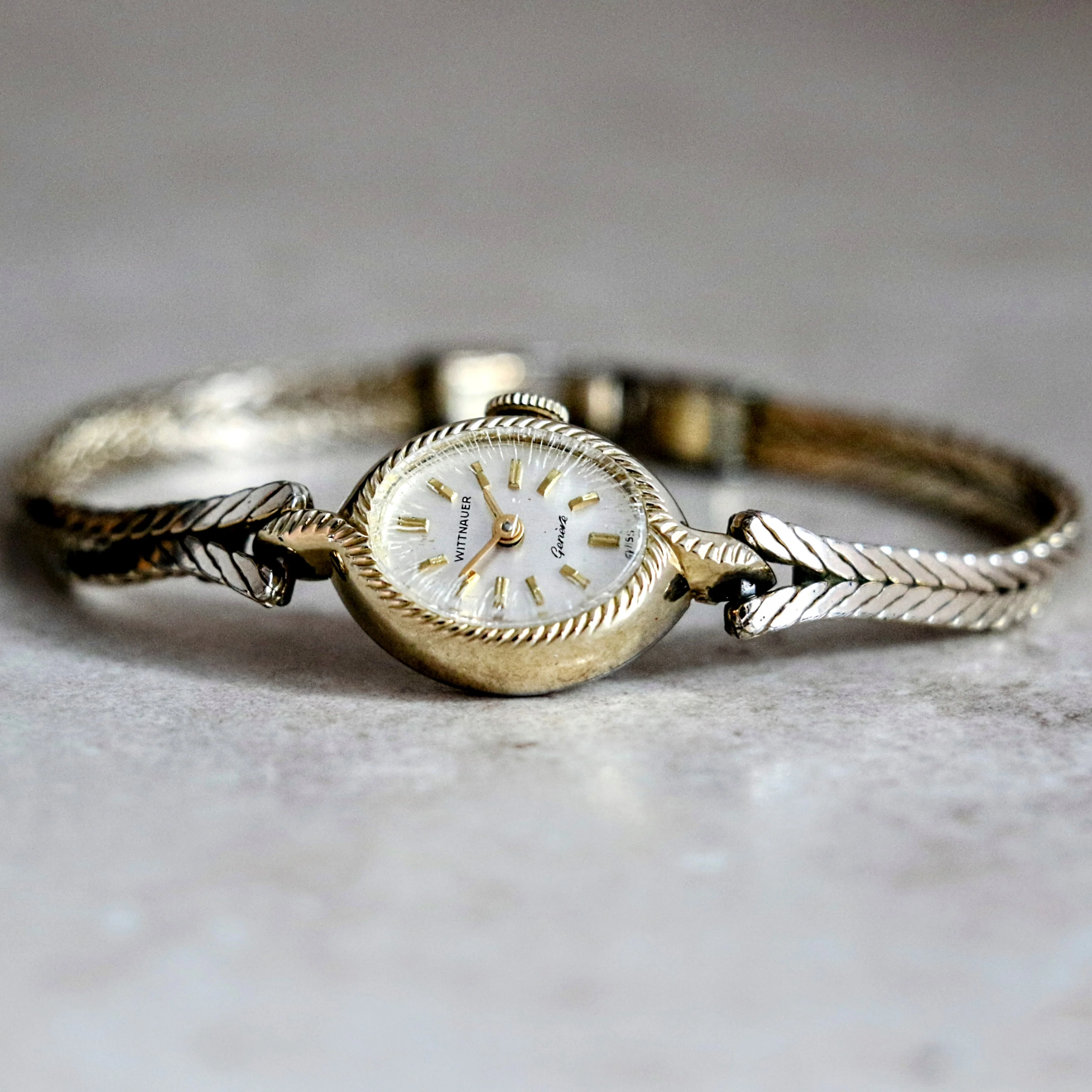 WITTNAUER GENEVE Ladies Watch Cal. 5D-5 17 Jewels Swiss Made Vintage Wristwatch - Image 9